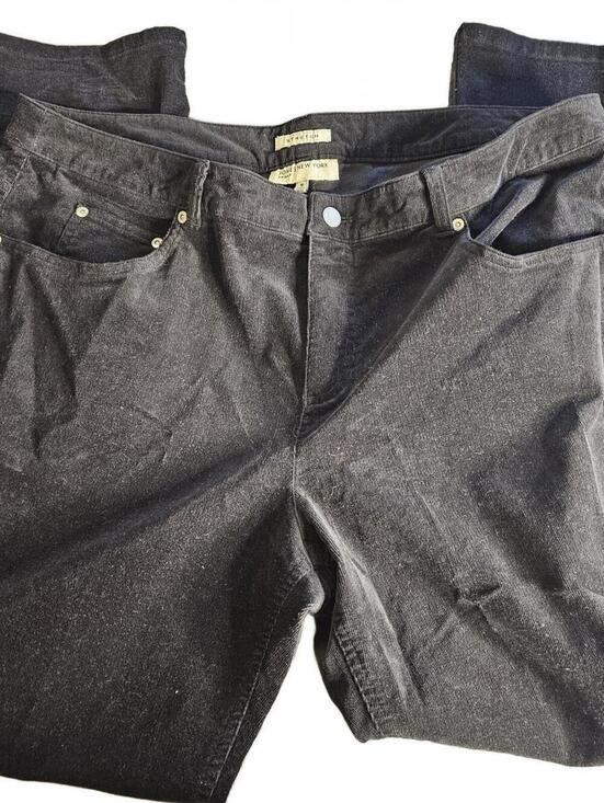 Jones New York Other - Jones New York Sport Black Stretch Corduroy Pants Size 18